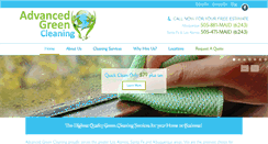 Desktop Screenshot of advancedgreencleaning.com